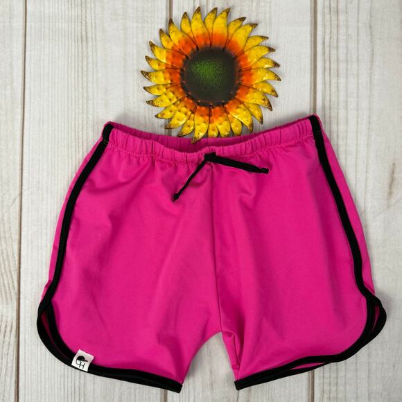 George hats neon pink track swim shorts 6/7